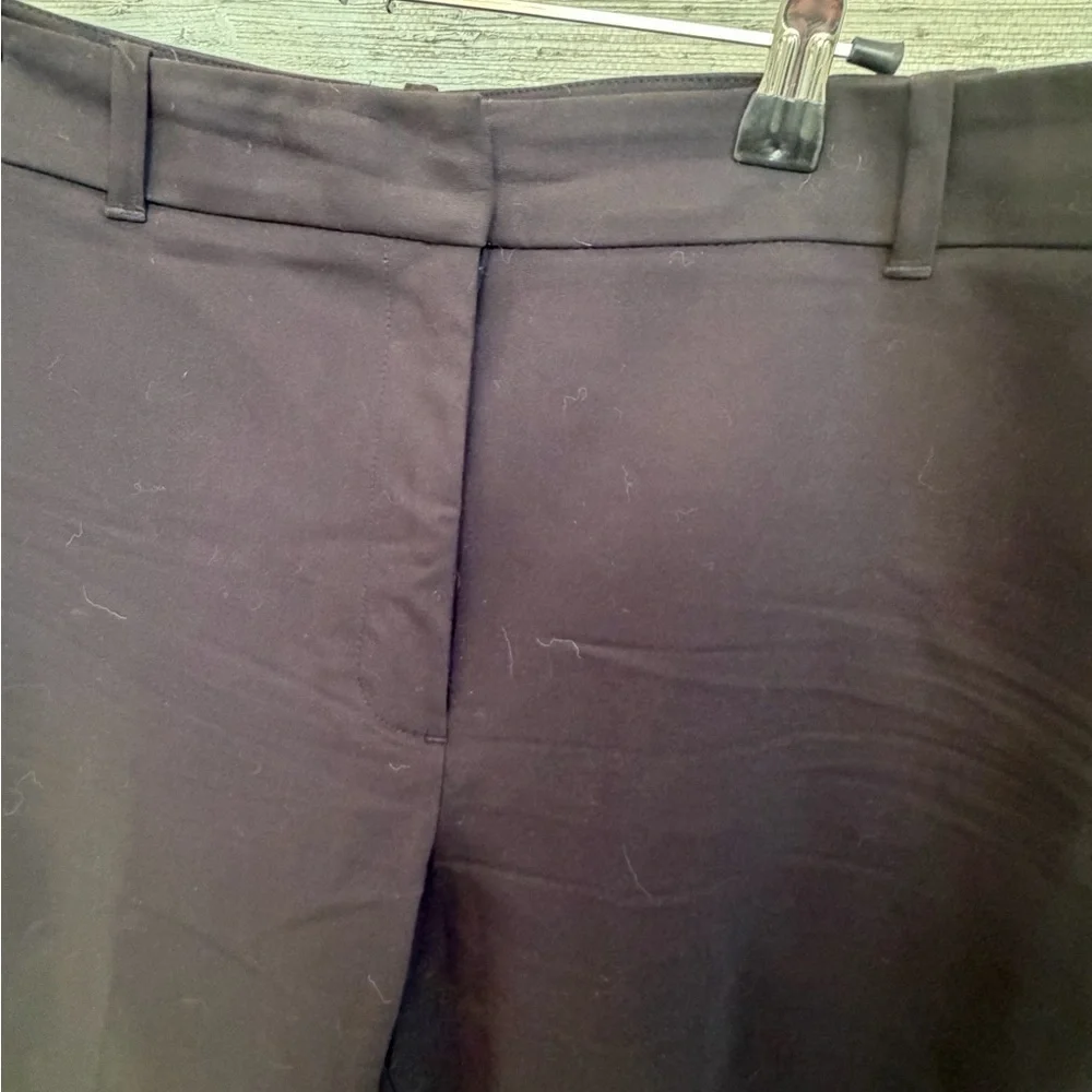 14 WHBM White House Black Market Stretch Capri dropped pedal pusher pants black